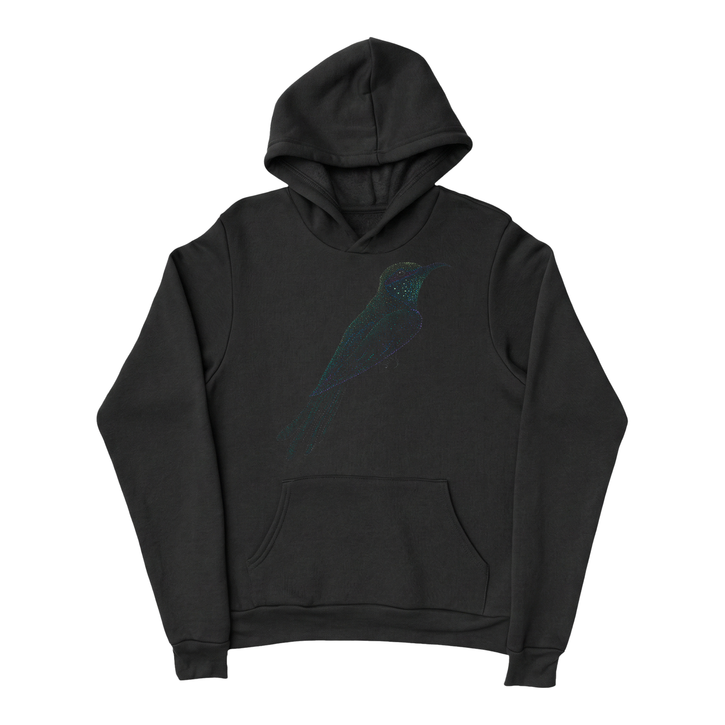 Wildlife-nature-hoodie-for-men-cotton-black-design-kadri-bird
