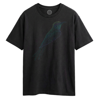 Wildlife-nature-oversized-t-shirt-tee-mens-womens-unisex-black-kadri-bird