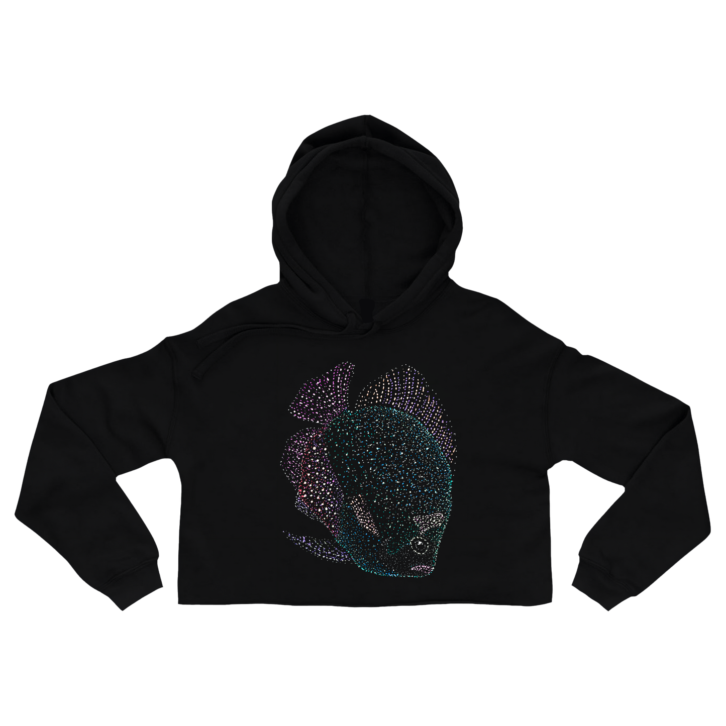 black-cropped-hoodie-for-women-wildlife-nature-vipul-fish