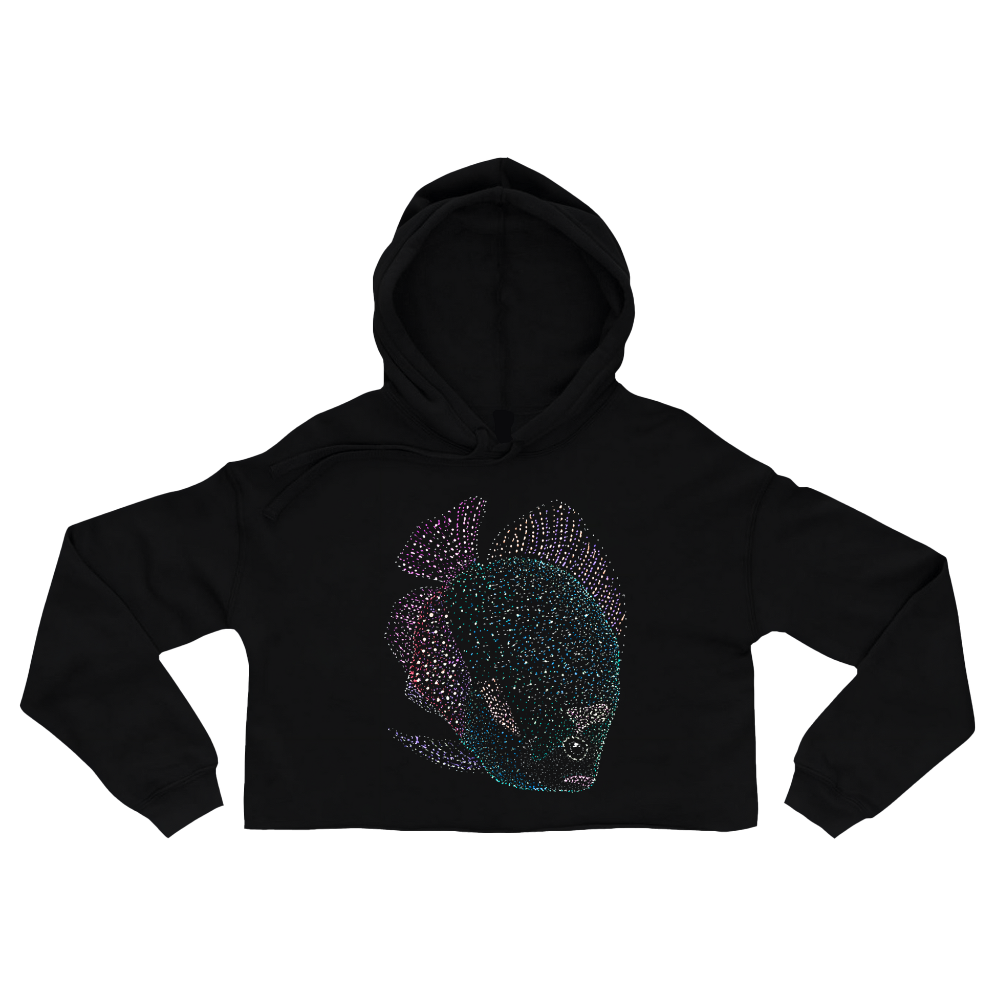 black-cropped-hoodie-for-women-wildlife-nature-vipul-fish