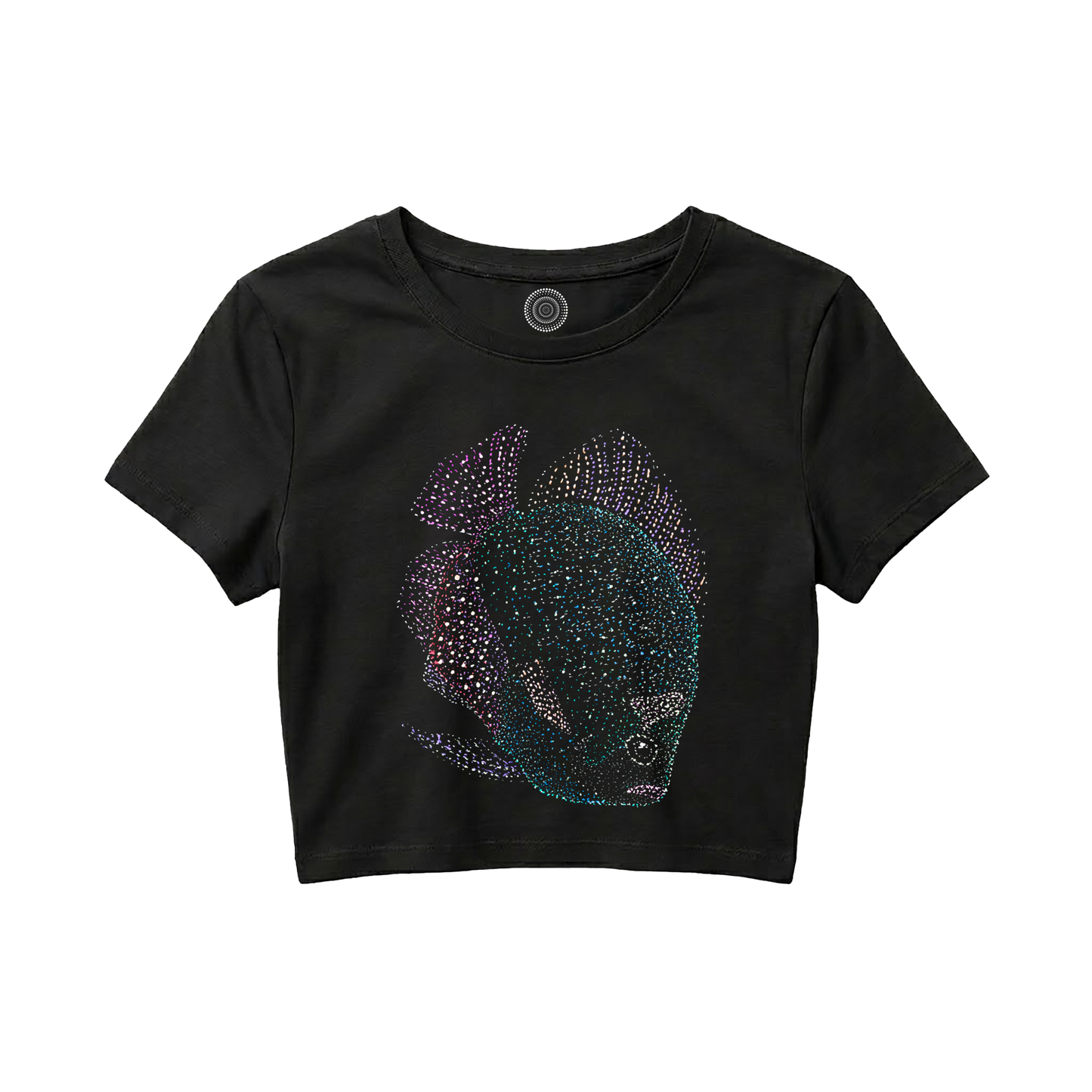 black-Crop-top-women-female-wildlife-nature-design-vipul-fish