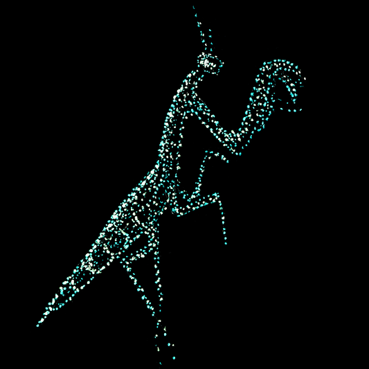 praying-mantis-alexa--psychedelic-tropical-scuba-animal-underwater-art-clothing-tshirt-goft-art-print