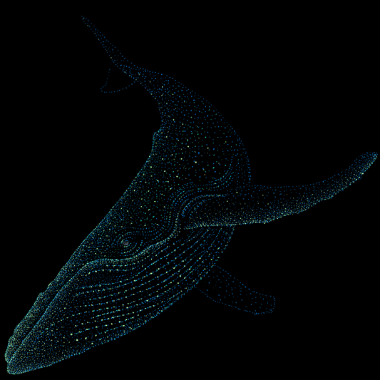 Unisex T-shirt: Bavanji the Whale, Underwater, Jindots, 2025