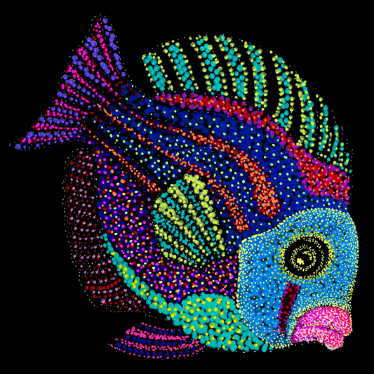 Unisex T-shirt: Jyoti the Fish, Underwater Jindots, 2024