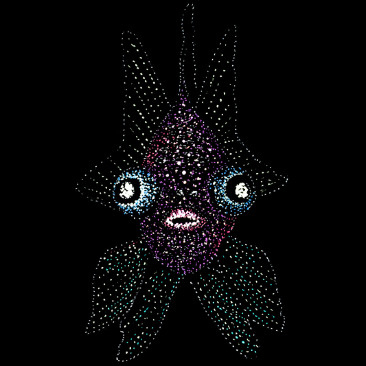 Unisex T-shirt: Nay-Ha the Fish, Underwater, Jindots, 2025