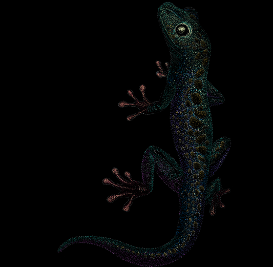 Unisex T-shirt: Pumpui the Gecko, Animals, Jindots, 2025