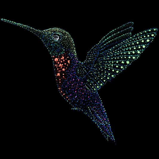 Unisex T-shirt: Sheetal the Humming bird, Animal, Jindots, 2025